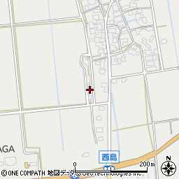 石川県加賀市西島町ト6周辺の地図