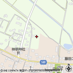 茨城県筑西市谷永島438周辺の地図