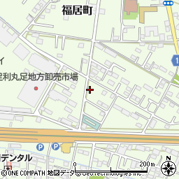 栃木県足利市福居町466-10周辺の地図