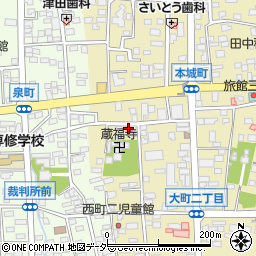 茨城県筑西市甲170周辺の地図