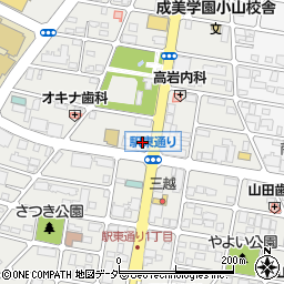 足利銀行小山東支店 ＡＴＭ周辺の地図