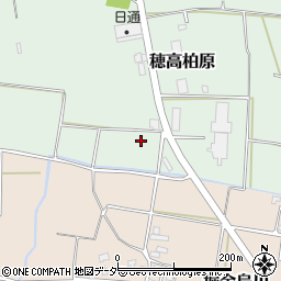 長野県安曇野市穂高柏原3424周辺の地図