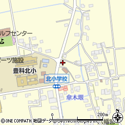 長野県安曇野市豊科南穂高2645周辺の地図