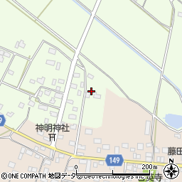 茨城県筑西市谷永島4380周辺の地図