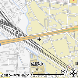 群馬県高崎市下之城町62周辺の地図