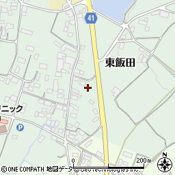 茨城県桜川市東飯田167周辺の地図