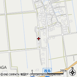 石川県加賀市西島町ト周辺の地図