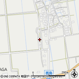 石川県加賀市西島町（ト）周辺の地図