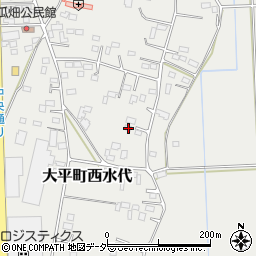 栃木県栃木市大平町西水代1592周辺の地図