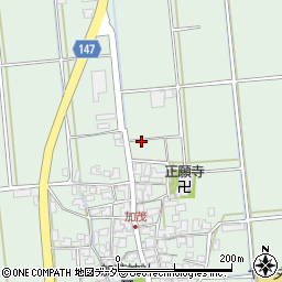 石川県加賀市加茂町レ周辺の地図