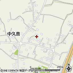 栃木県小山市中久喜419周辺の地図