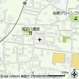 栃木県佐野市浅沼町289周辺の地図
