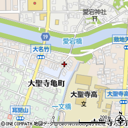 石川県加賀市大聖寺大名竹町周辺の地図