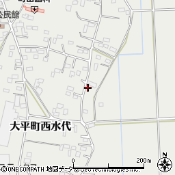 栃木県栃木市大平町西水代1594周辺の地図