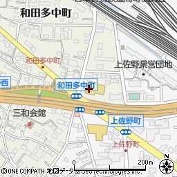 群馬トヨペット高崎佐野店周辺の地図