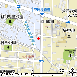 赤坂屋 高崎中居店周辺の地図