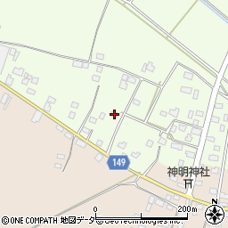 茨城県筑西市谷永島479周辺の地図