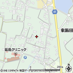 茨城県桜川市東飯田569-1周辺の地図