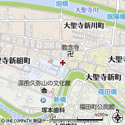 石川県加賀市大聖寺新旗陽町周辺の地図
