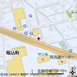 栃木県足利市堀込町167-1周辺の地図