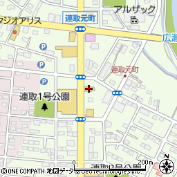 マクドナルド伊勢崎店周辺の地図