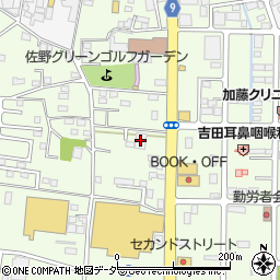 タイヤ市場佐野店周辺の地図