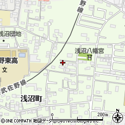 栃木県佐野市浅沼町318周辺の地図