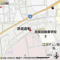 石川県加賀市津波倉町ニ28周辺の地図