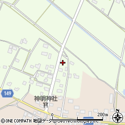 茨城県筑西市谷永島435周辺の地図