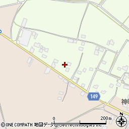 茨城県筑西市谷永島483周辺の地図
