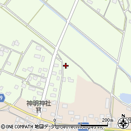 茨城県筑西市谷永島437周辺の地図