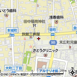 筑波銀行下館支店周辺の地図