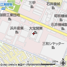 大宝関東周辺の地図