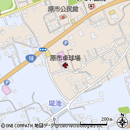 原市卓球場周辺の地図