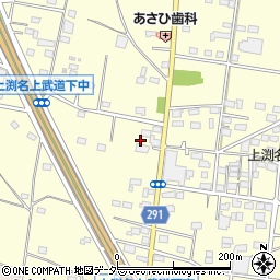 群馬県伊勢崎市境上渕名1296周辺の地図