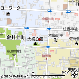 栃木県佐野市金井上町2270周辺の地図