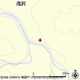 長野県北佐久郡軽井沢町茂沢128周辺の地図