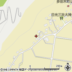 栃木県足利市多田木町600周辺の地図