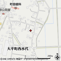 栃木県栃木市大平町西水代1596周辺の地図