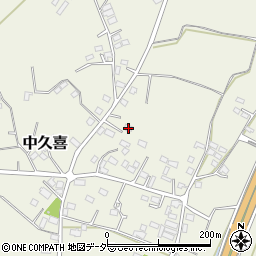 栃木県小山市中久喜423周辺の地図