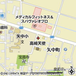 TIGA 矢中店周辺の地図