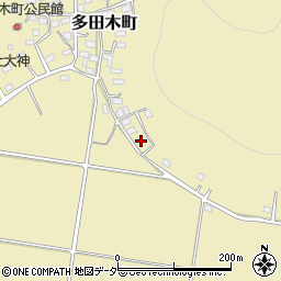 栃木県足利市多田木町325周辺の地図