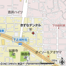 群馬県高崎市下之城町288周辺の地図