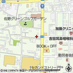 栃木県佐野市浅沼町450周辺の地図