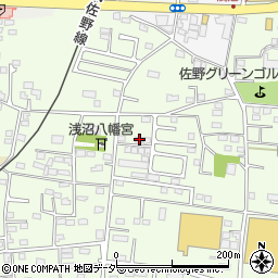 栃木県佐野市浅沼町292周辺の地図