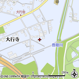 栃木県小山市大行寺350周辺の地図