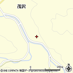 長野県北佐久郡軽井沢町茂沢641周辺の地図