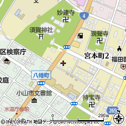 スターバックスコーヒー小山宮本店周辺の地図