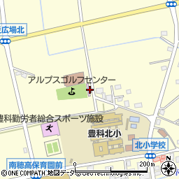 長野県安曇野市豊科南穂高2662周辺の地図