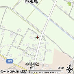 茨城県筑西市谷永島415周辺の地図